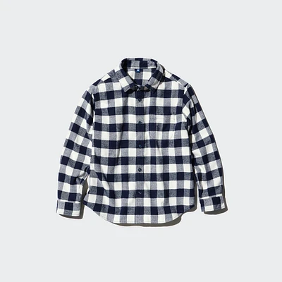 FLANNEL CHECKED LONG SLEEVE SHIRT