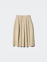 Cotton Blend Cocoon Skirt