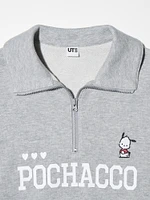 SANRIO HALF-ZIP PULLOVER SWEATSHIRT