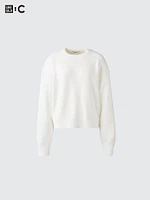 SMOOTH COTTON CREW NECK SWEATER