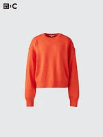 SMOOTH COTTON CREW NECK SWEATER