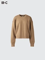 SMOOTH COTTON CREW NECK SWEATER