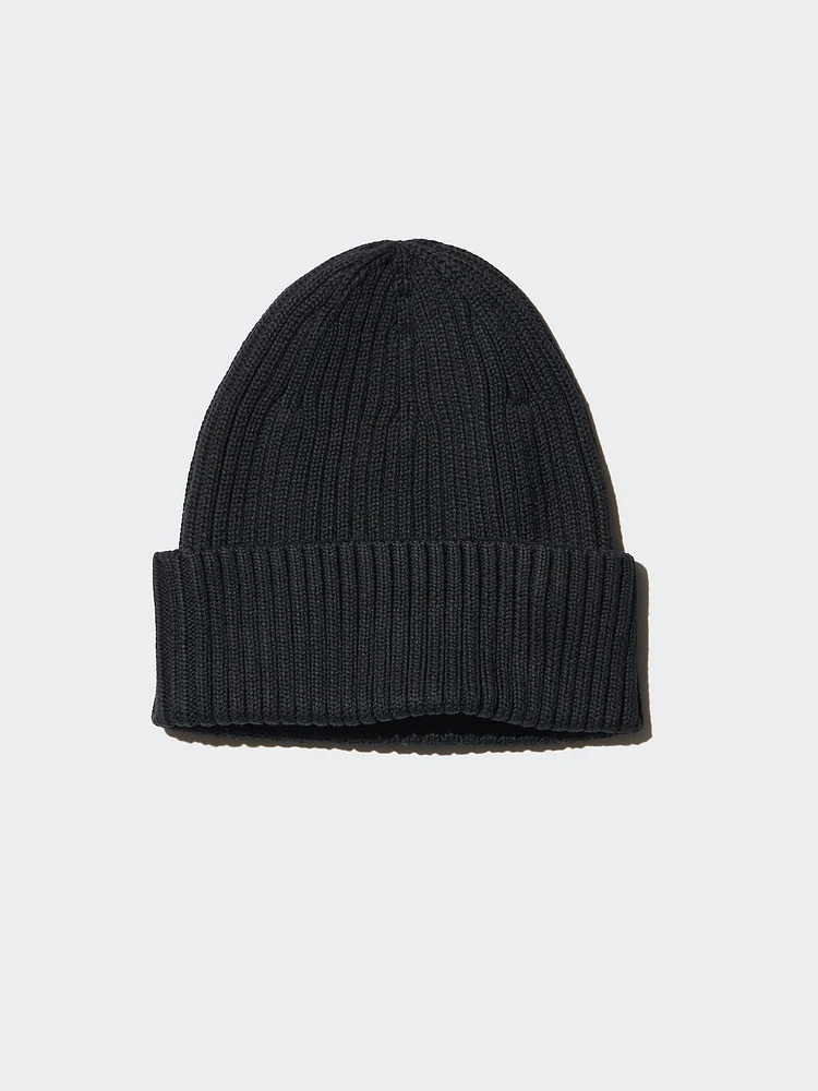 Cotton Ribbed Beanie