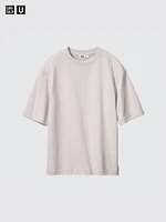 AIRism COTTON OVERSIZED CREW NECK T-SHIRT