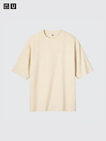 AIRism COTTON OVERSIZED CREW NECK T-SHIRT