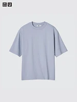 AIRism COTTON OVERSIZED CREW NECK T-SHIRT