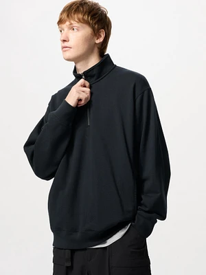 HALF-ZIP SWEATSHIRT