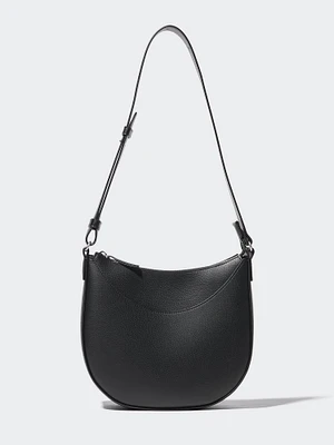 Faux Leather One-Handle Bag