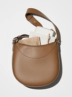 Faux Leather One-Handle Bag