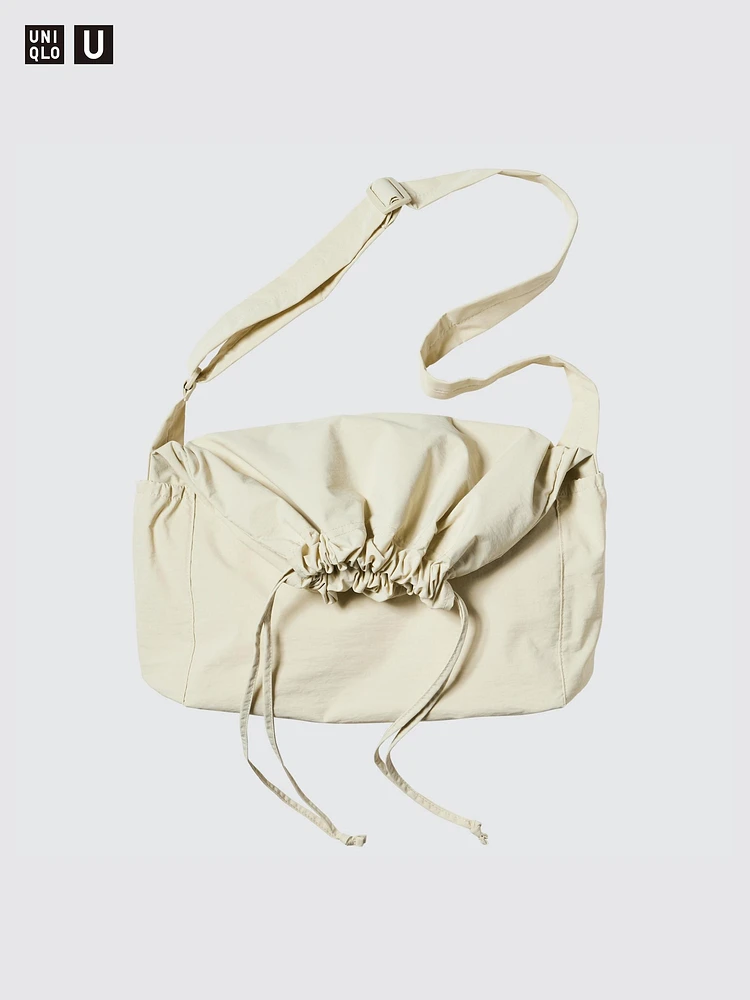 DRAWSTRING SHOULDER BAG