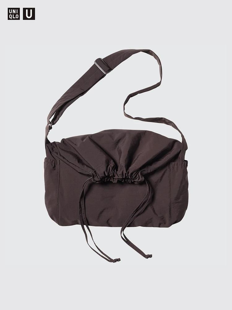 DRAWSTRING SHOULDER BAG