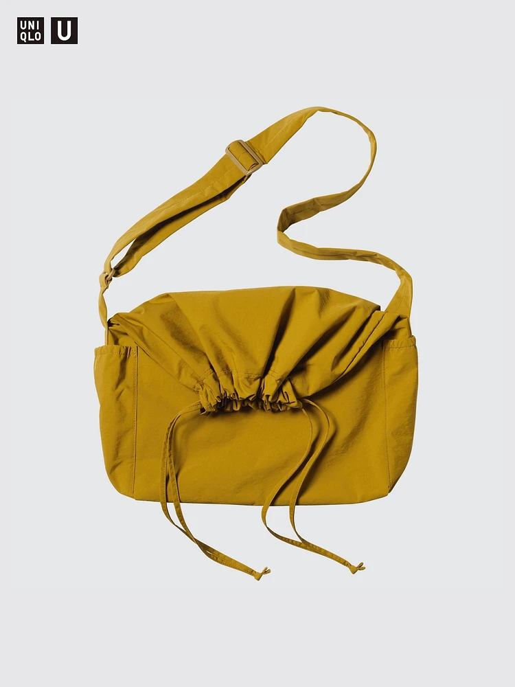 DRAWSTRING SHOULDER BAG