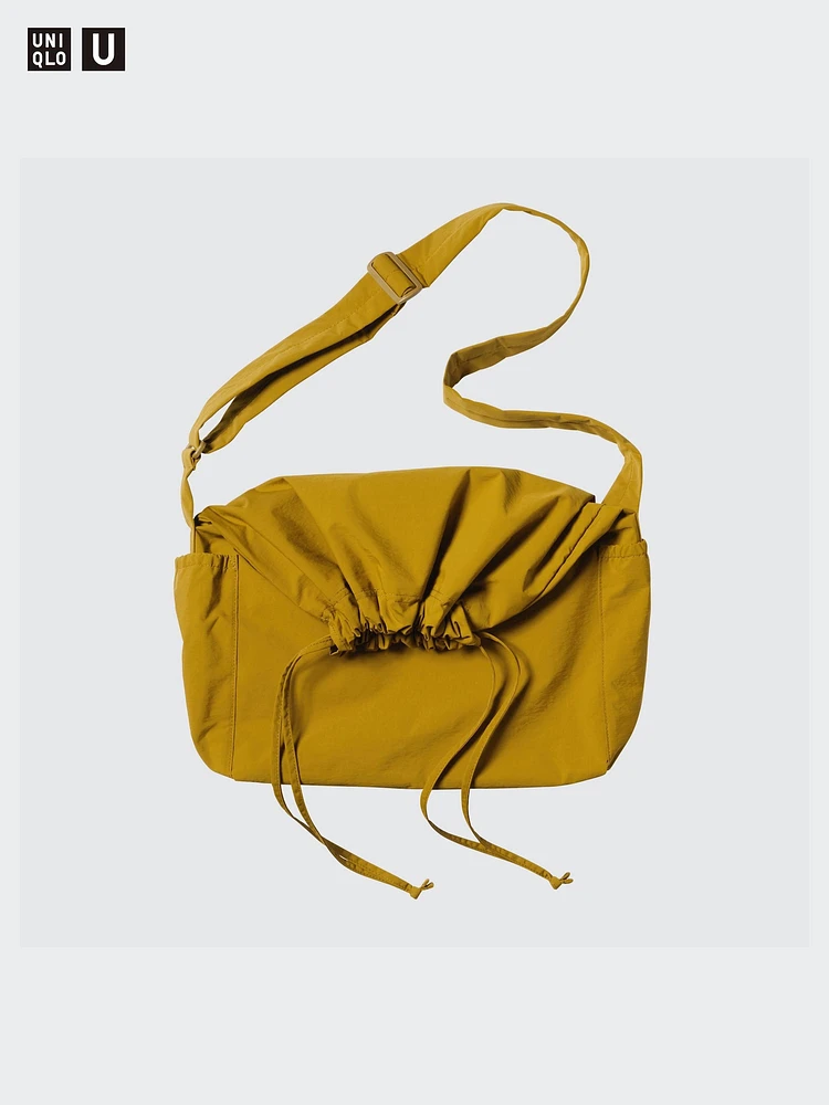 DRAWSTRING SHOULDER BAG