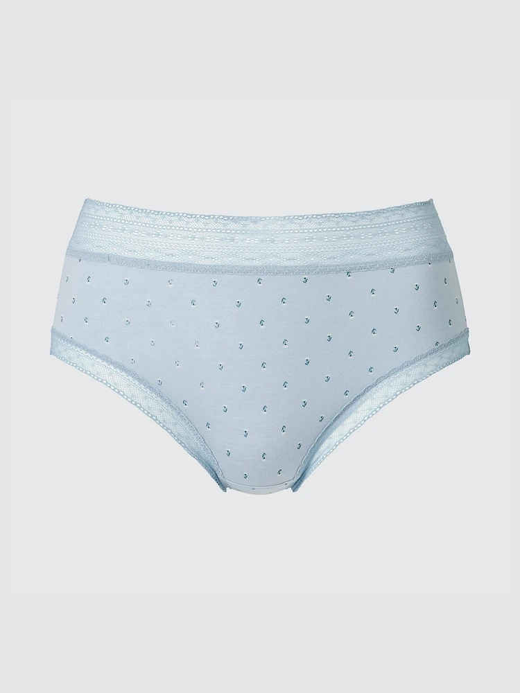 Lace High Rise Briefs | Flower