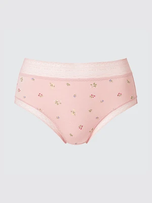 Lace High Rise Briefs | Flower