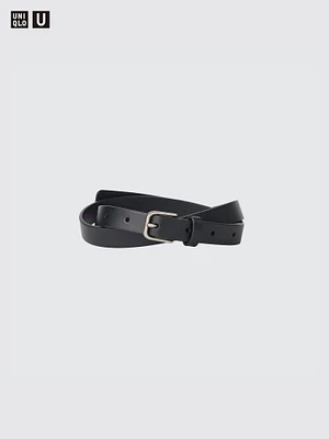 NARROW LONG LEATHER BELT