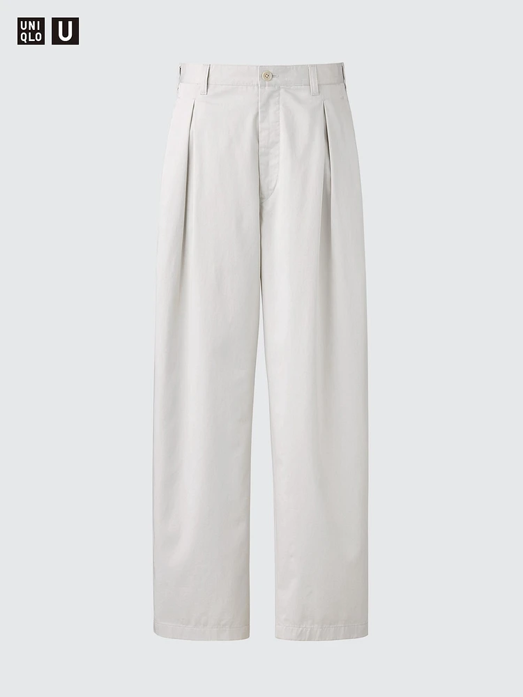 PLEATED WIDE PANTS