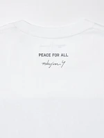 PEACE FOR ALL Graphic T-Shirt | Tokujin Yoshioka