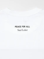 PEACE FOR ALL Graphic T-Shirt | Saul Leiter