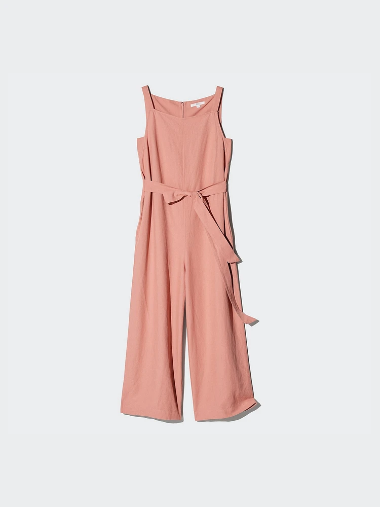 LINEN BLEND JUMPSUIT