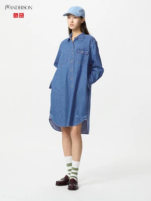 DENIM SHIRT DRESS