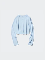 AIRism SOFT CROPPED T LONG SLEEVE