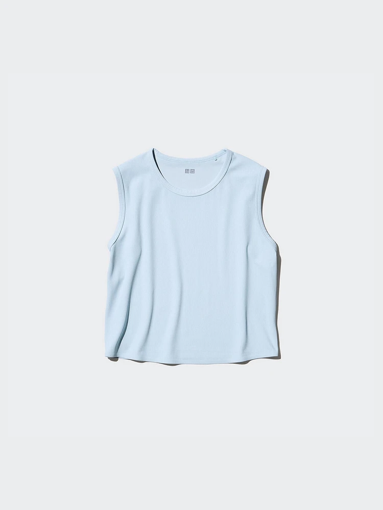 AIRism SOFT RIBBED T SLEEVELESS