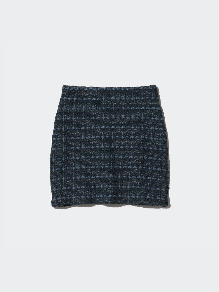 KNITTED MINI SKIRT