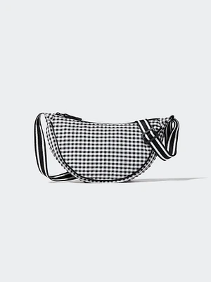 Round Mini Shoulder Bag | Gingham