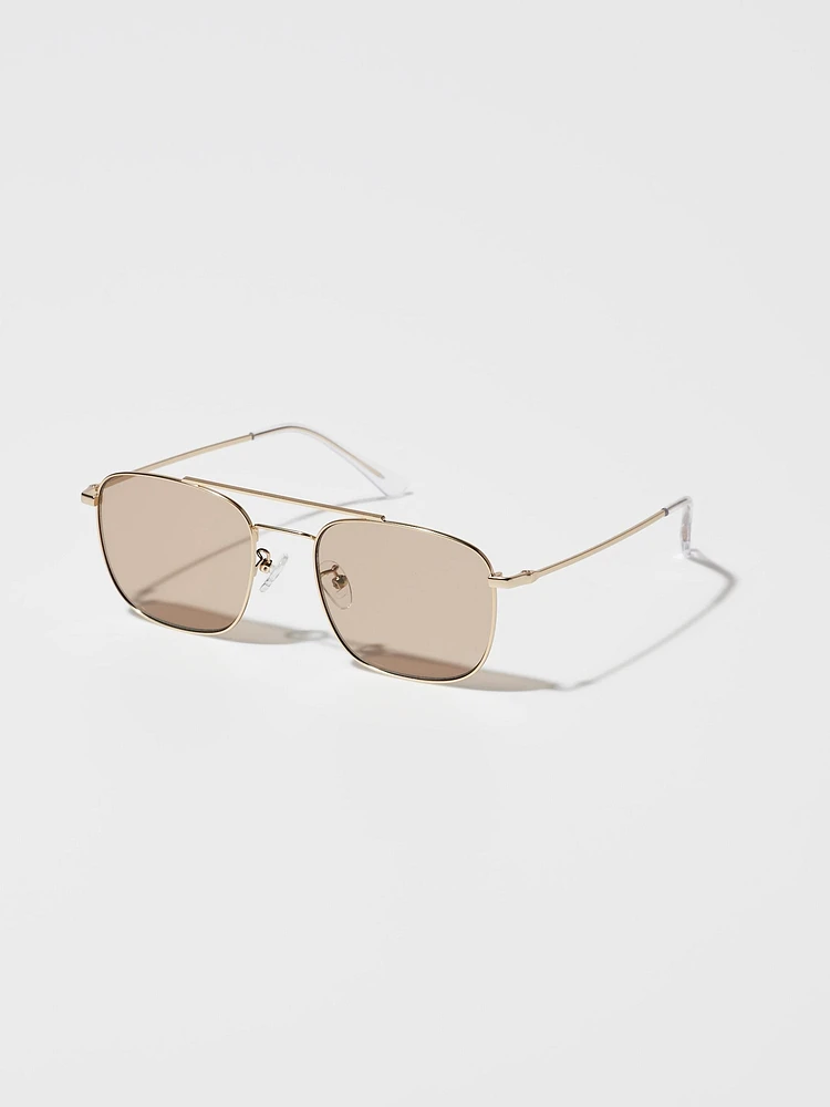 SUNGLASSES METAL DOUBLE BRIDGE