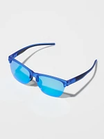 SPORTS SUNGLASSES SQUARED HALF RIM