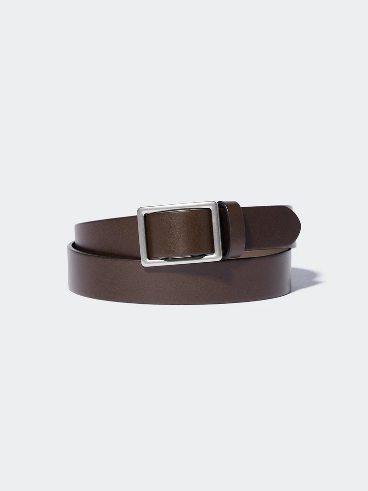 ITALIAN LEATHER SLIDE BUCKLE BELT