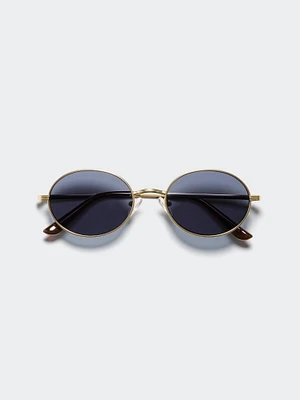 Metal Oval Sunglasses