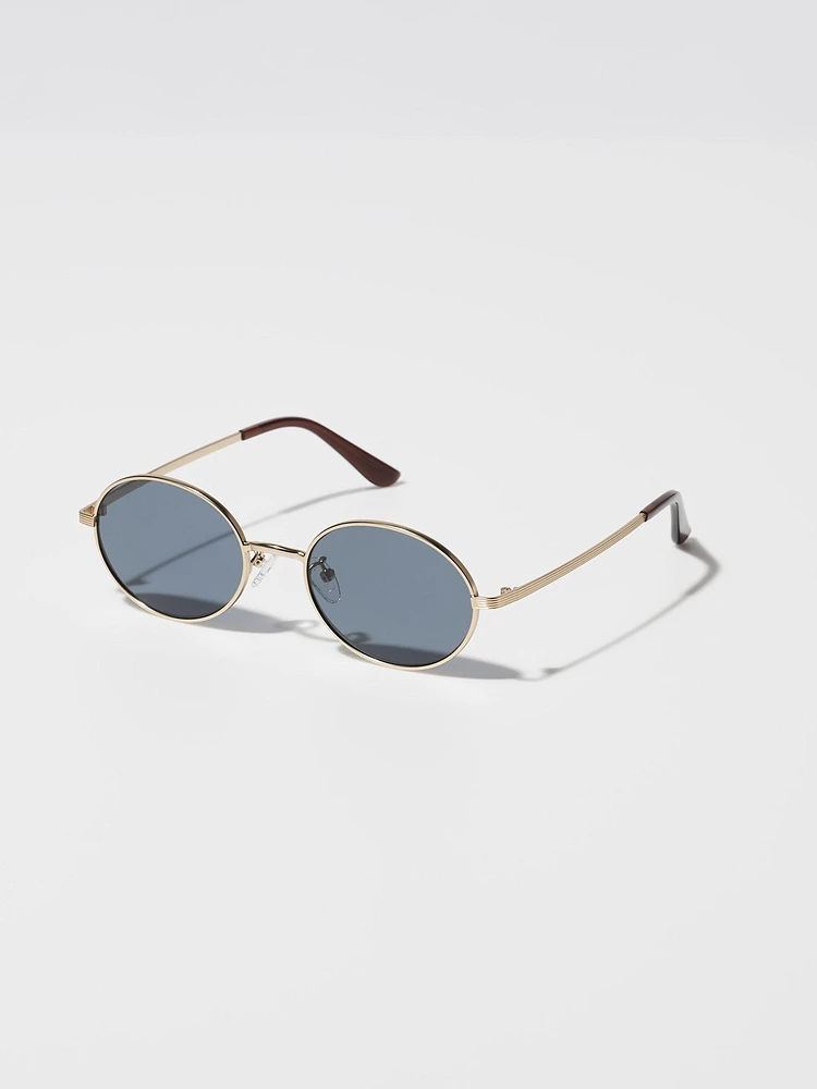 SUNGLASSES METAL OVAL