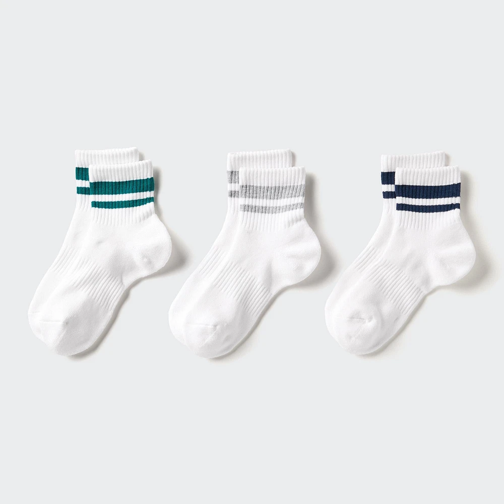 PILE LINED CREW SOCKS | 3 PAIRS