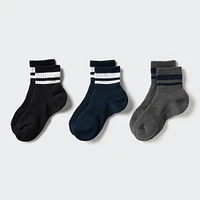 PILE LINED CREW SOCKS | 3 PAIRS