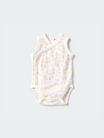 COTTON MESH SLEEVELESS INNER ONESIE