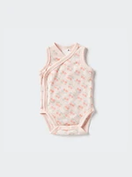 COTTON MESH SLEEVELESS INNER ONESIE