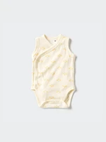 COTTON MESH SLEEVELESS INNER ONESIE