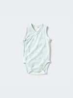 COTTON MESH SLEEVELESS INNER ONESIE