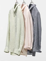 Premium Linen Shirt | Gingham