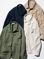 COTTON LINEN SHIRT JACKET