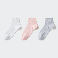 CROCHET SHORT SOCKS | 3 PAIRS