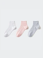 CROCHET SHORT SOCKS | 3 PAIRS