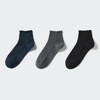 CROCHET SHORT SOCKS | 3 PAIRS