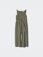 LINEN BLEND JUMPSUIT | STRIPED