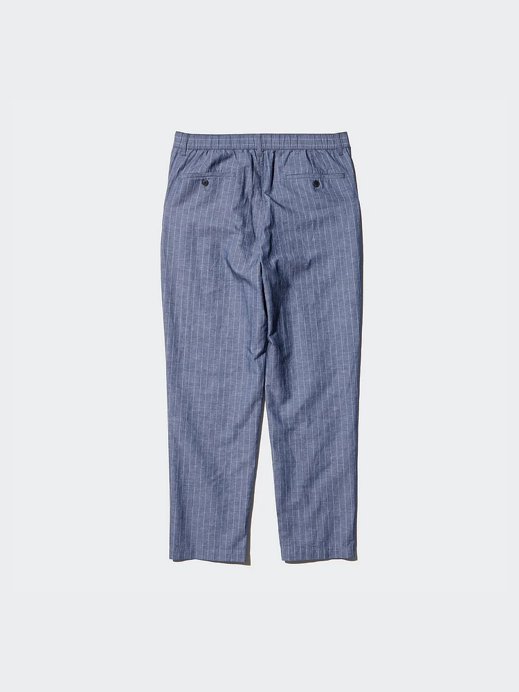 LINEN BLEND RELAXED PANTS