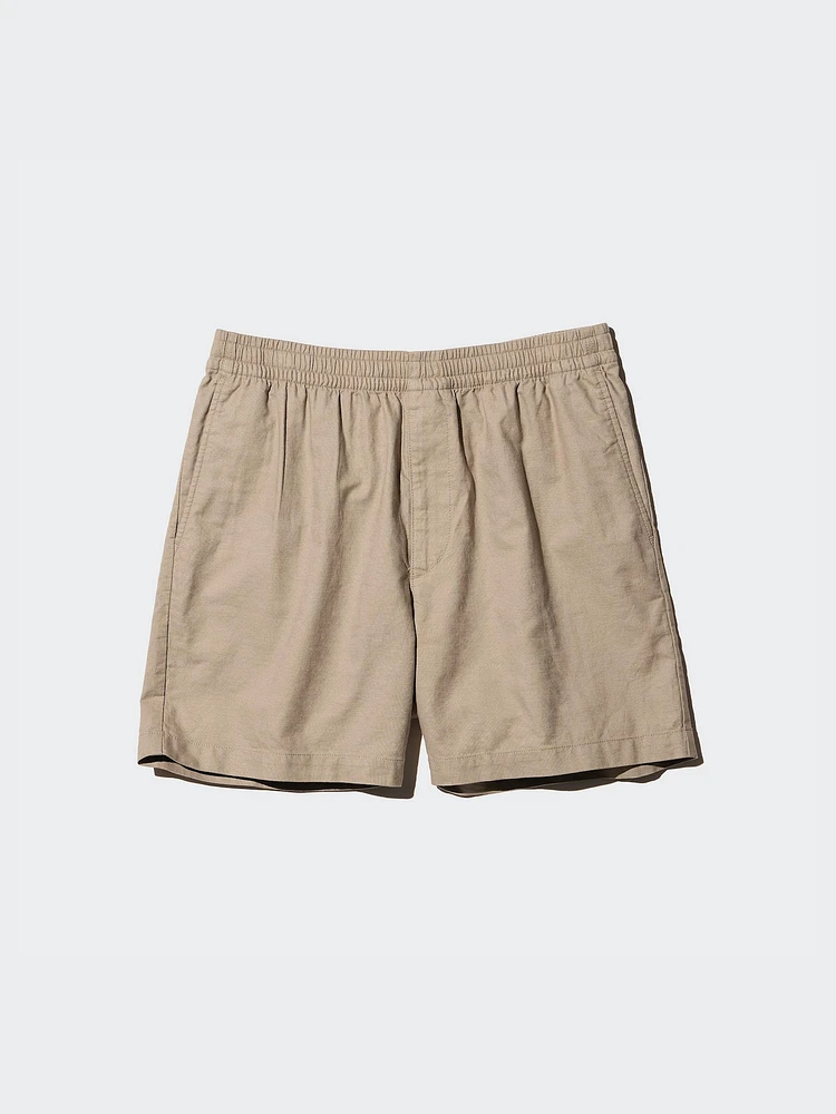 LINEN BLEND EASY SHORTS