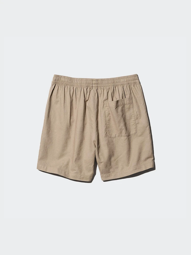 LINEN BLEND EASY SHORTS