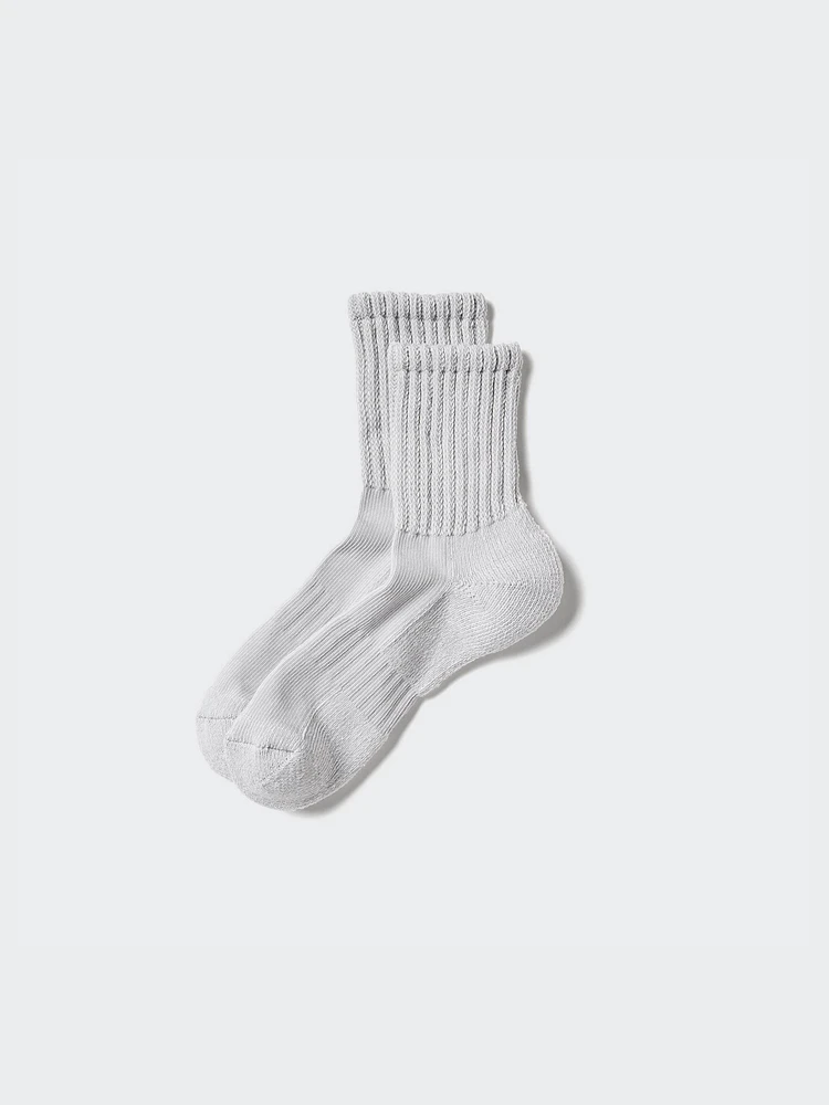 RIBBED HALF SOCKS